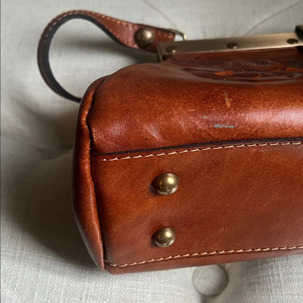 Patricia Nash Ferrara Leather Satchel - Picture 12 of 14